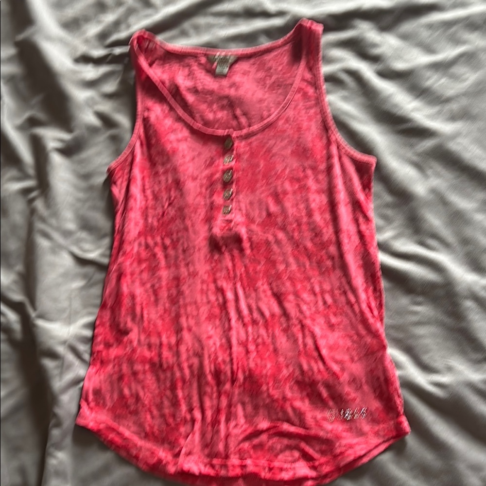 Guess Vibrant Pink Tank Top